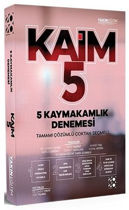 2020 Kaim Kaymakamlık 5 Deneme Çözümlü 