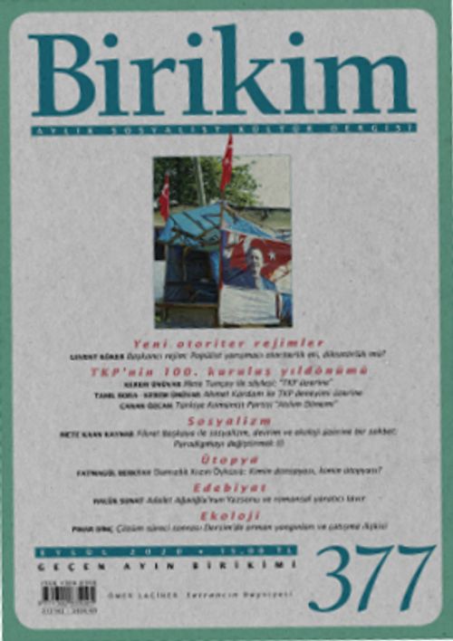 Birikim Aylık Sosyalist Kültür Dergisi Sayı:377 2020