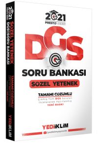 2021 Prestij Serisi DGS Sözel Yetenek Tamamı Çözümlü Soru Bankası