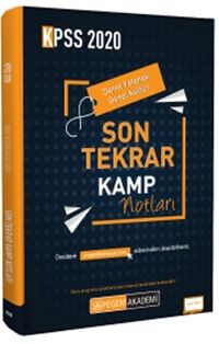 KPSS 2020 Genel Yetenek Genel Kültür Son Tekrar Kamp Notları