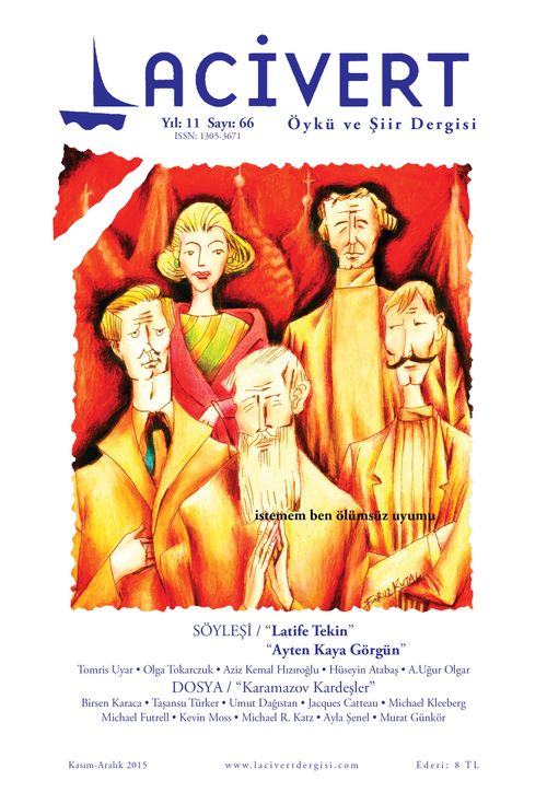 Lacivert Öykü ve Şiir Dergisi Yıl:11 Sayı:66 Kasım-Aralık 2015