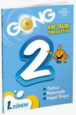 Gong 2. Sınıf 1. Dönem Haftalık Tekrar Föyü 