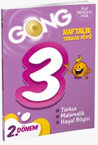 Gong 3. Sınıf 2. Dönem Haftalık Tekrar Föyü 