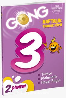 Gong 3. Sınıf 2. Dönem Haftalık Tekrar Föyü - Kolektif