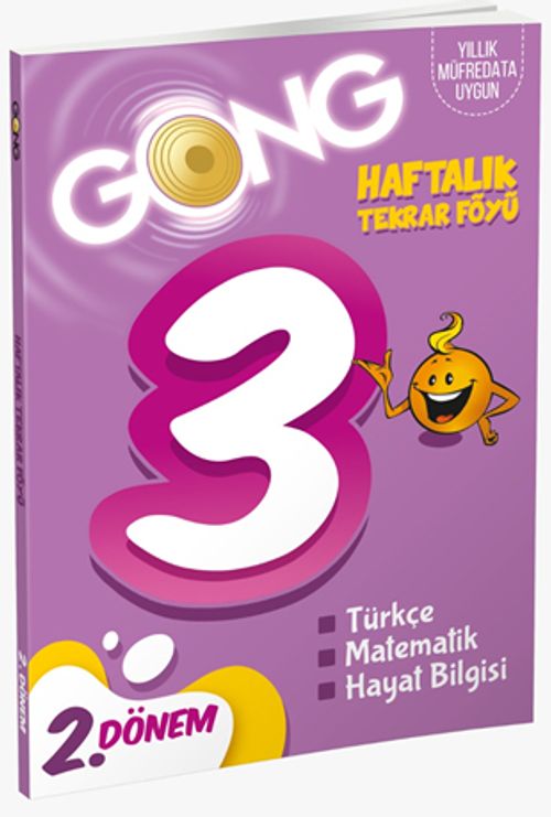 Gong 3. Sınıf 2. Dönem Haftalık Tekrar Föyü 