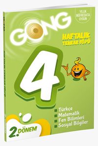 Gong 4. Sınıf 2. Dönem Haftalık Tekrar Föyü 