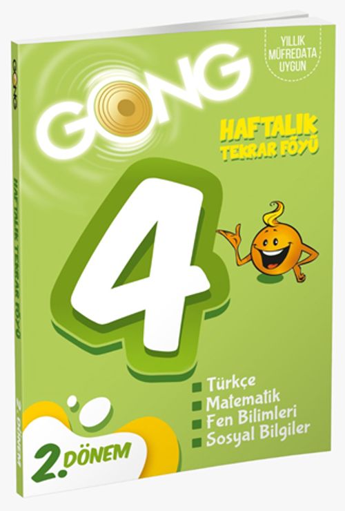Gong 4. Sınıf 2. Dönem Haftalık Tekrar Föyü 