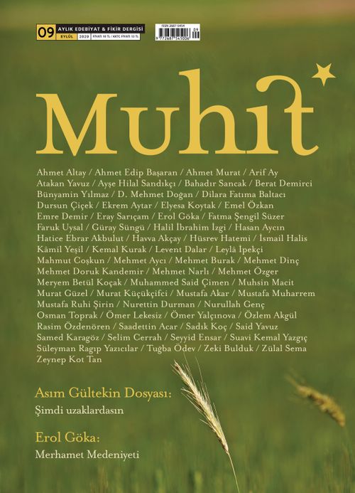 Muhit Aylık Edebiyat Fikir Dergisi Sayı:9 Eylül 2020