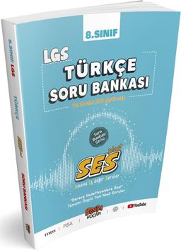 LGS 8.Sınıf SES Serisi Türkçe Soru Bankası 