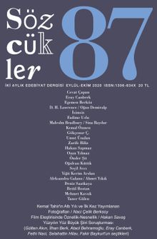 Sözcükler İki Aylık Edebiyat Dergisi Sayı:87 Eylül-Ekim 2020