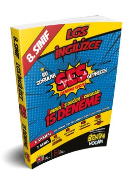 LGS 8. Sınıf SES Serisi İngilizce 15 Fasikül Deneme 