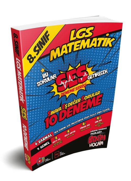 LGS 8. Sınıf SES Serisi Matemaik 10 Fasikül Deneme 