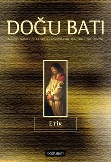 Doğu Batı Sayı:4 Ağustos-Eylül-Ekim  1998  (Üç Aylık Düşünce Dergisi)