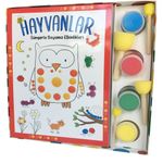 Süngerle Boyama Kiti - Hayvanlar 