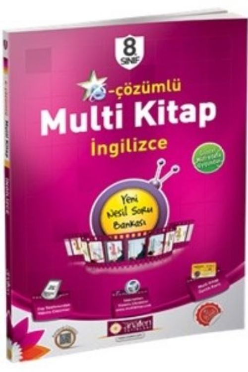 8. Sınıf e-Çözümlü Multi Kitap İngilizce