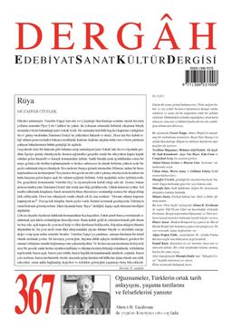 Dergah Edebiyat Sanat Kültür Dergisi Sayı:367 Eylül 2020