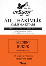 İmtiyaz Adli Hakimlik Çalışma Kitabı Medeni Hukuk 