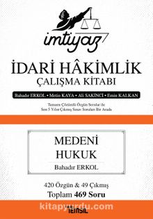 İmtiyaz İdari Hakimlik Çalışma Kitabı Medeni Hukuk - Kolektif
