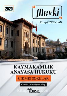 Mevki Kaymakamlık Anayasa Hukuku  Çıkmış Sorular - Recep Özceylan