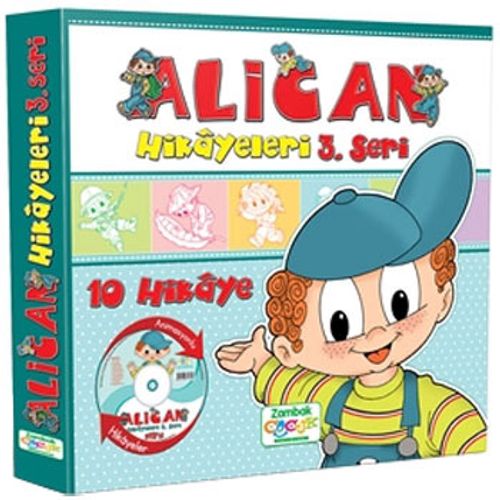 Alican Hikayeleri 3.Seri (10 Kitap+Dvd)