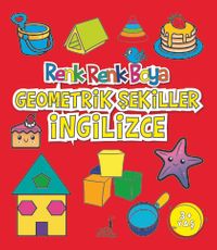 Renk Renk Boya Geometrik Şekiller İngilizce 