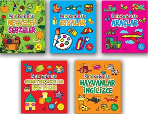 Renk Renk Boya Set (5 Kitap)