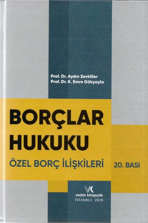 Borçlar Hukuku Özel Borç İlişkileri 