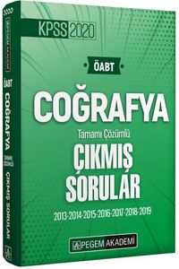 2020 ÖABT Coğrafya Tamamı Çözümlü Çıkmış Sorular (2013 - 2014 - 2015 - 2016 - 2017-2018-2019)