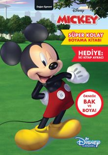 Disney Mickey Süper Kolay Boyama Kitabı