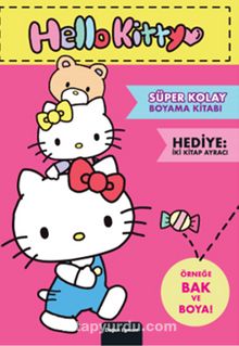 Hello Kitty Süper Kolay Boyama Kitabı