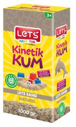 Lets Kinetik Kum 1000 gr. Naturel Karton Kutu