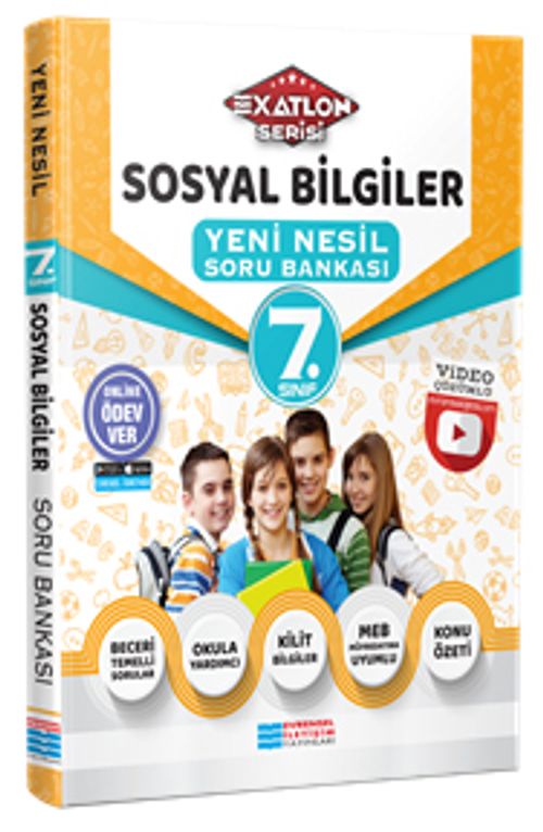 7. Sınıf Sosyal Bilgiler Video Çözümlü Soru Bankası (Exatlon Serisi)