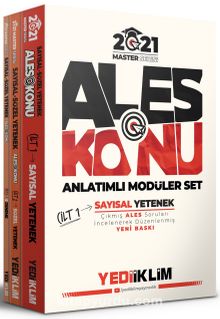 2021 Master Serisi ALES Konu Anlatımlı Modüler Set (3 Cilt) - Kolektif