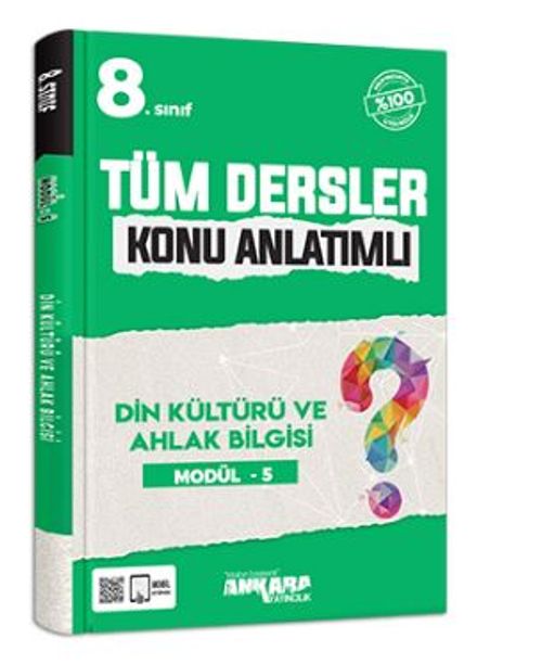 8.Sınıf Tüm Dersler Konu Anlatımlı Din Kültürü ve Ahlak Bilgisi Modül-5
