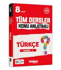 8.Sınıf Tüm Dersler Konu Anlatımlı Türkçe Modül -1