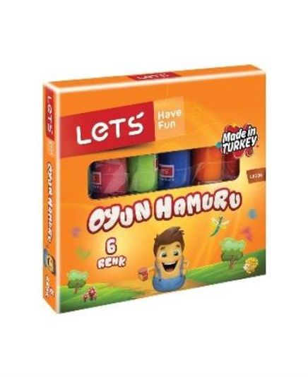  Lets 6 Renk Oyun Hamuru Jelatinli (L8106)