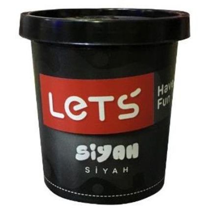 Lets Tek Renk Oyun Hamuru Siyah 150 Gr (L8340)