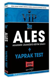 2021 ALES VIP Yaprak Test