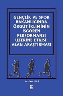 Gençlik ve Spor Bakanlığında Örgüt İkliminin İşgören Performansı Üzerine Etkisi: Alan Araştırması
