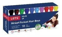 Lets Miniart Parmak Mum Boya 10 Renk (L6530)