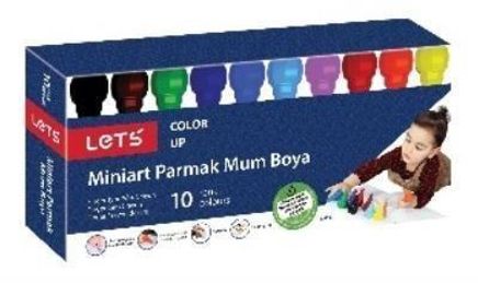 Lets Miniart Parmak Mum Boya 10 Renk (L6530)
