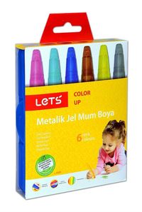 Lets Metalik Jel Mum Boya 6 Renk (L6686)