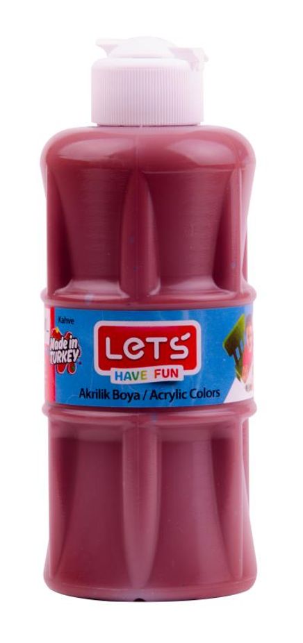 Lets Akrilik Boya 250 Ml Kahve (L5708)