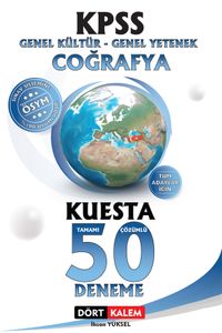 Kuesta Tamamı Çözümlü 50 KPSS Coğrafya Denemesi