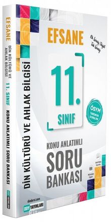 11. Sınıf Din Kültürü ve Ahlak Bilgisi Efsane Konu Anlatımlı Soru Bankası - Kolektif
