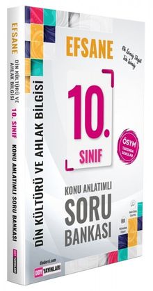 10. Sınıf Din Kültürü ve Ahlak Bilgisi Efsane Konu Anlatımlı Soru Bankası 