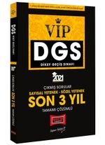 2021 DGS VIP Sayısal Sözel Yetenek Son 3 Yıl Tamamı Çözümlü Çıkmış Sorular