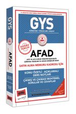 GYS AFAD Satın Alma Memuru Kadrosu İçin Konu Özetli Çıkmış ve Çıkması Muhtemel Sorular