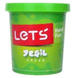Lets Tek Renk Oyun Hamuru Yeşil 150Gr (L8340)