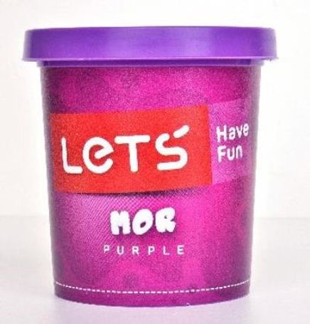 Lets Tek Renk Oyun Hamuru Neon Mor 150Gr (L8340)